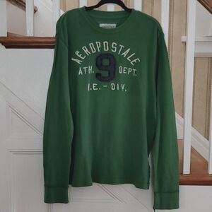 AEROPOSTALE Vintage Longsleeve Green Sweatshirt Size XXL